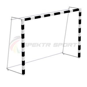 Купить Ворота мини-футбольные без сетки 2х3х1 м. профиль 80х80 с закладными (добров. сертификат) в Старыйосколе 
