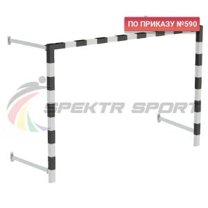 Купить Ворота мини-футбольные складные без сетки 2х3х0,5 м. (к-кт) в Старыйосколе 
