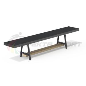 Купить Скамья гимнастическая мягкая 1,5 м. (2 нерегулир метал. нож.) в Старыйосколе 