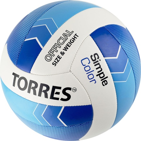 Купить Мяч волейбольный Torres Simple Color любительский р.5 в Старыйосколе 